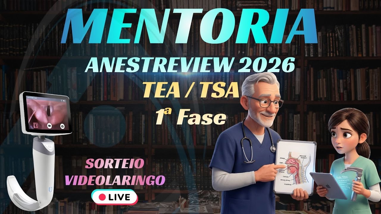 🛑 Estude com Direcionamento: Mentoria AnestReview 2026