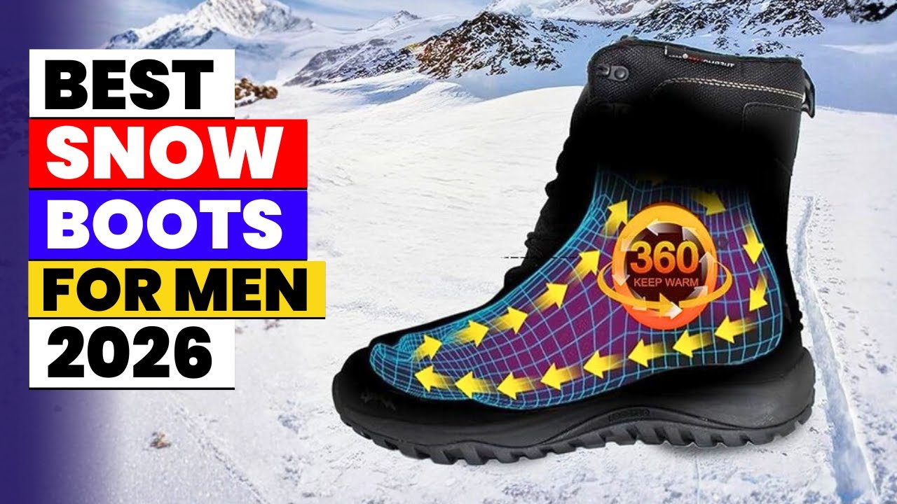 The 6 Best Snow Boots for Men 2026 ❄️ Stay Warm, Dry & Safe This Winter!