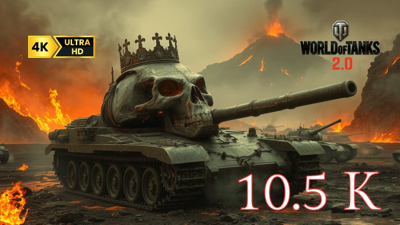 Damage King: 10,500 ( With NO GOLD ) in World Of Tanks Onslaught Mode!  Leopard 1 WOT PC Gameplay