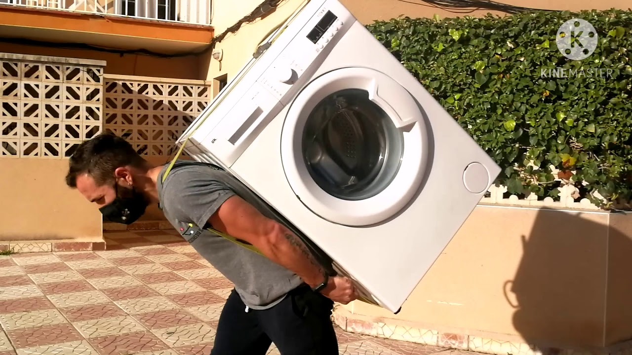 Como transportar lavadora SIN ayuda