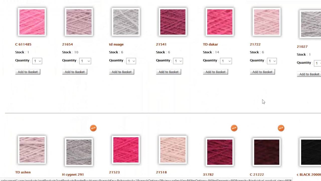 explaining yarn search options