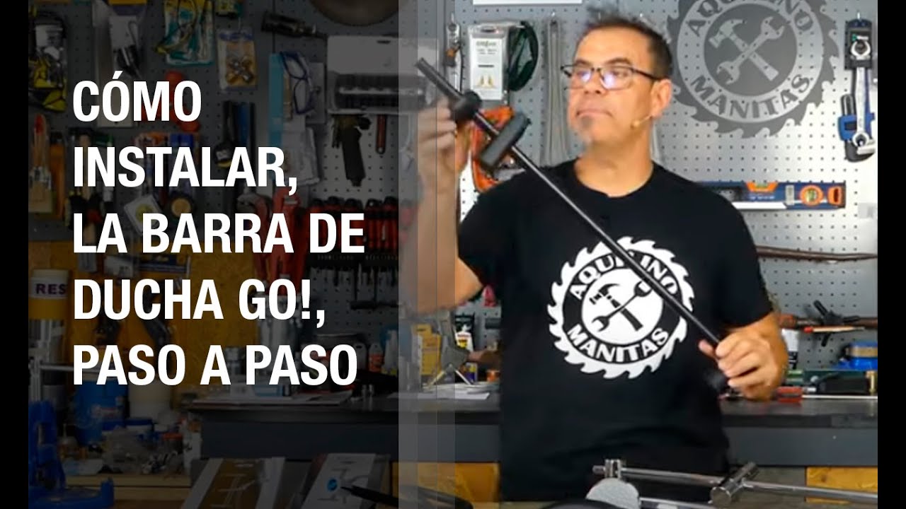 NO NECESITAS ser EXPERTO para poner una barra de ducha como esta, @AquilinoManitas te lo explica!!
