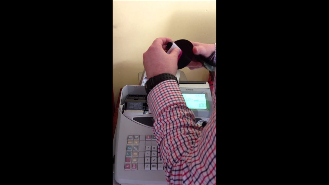 SWS Casio TE 2200 Till Roll Change