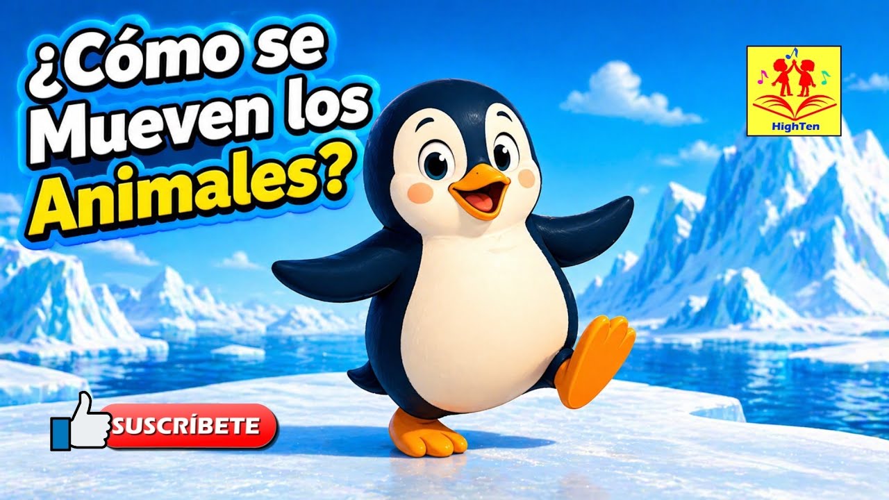 ¿Cómo se Mueven los Animales? | Canción Interactiva Divertida