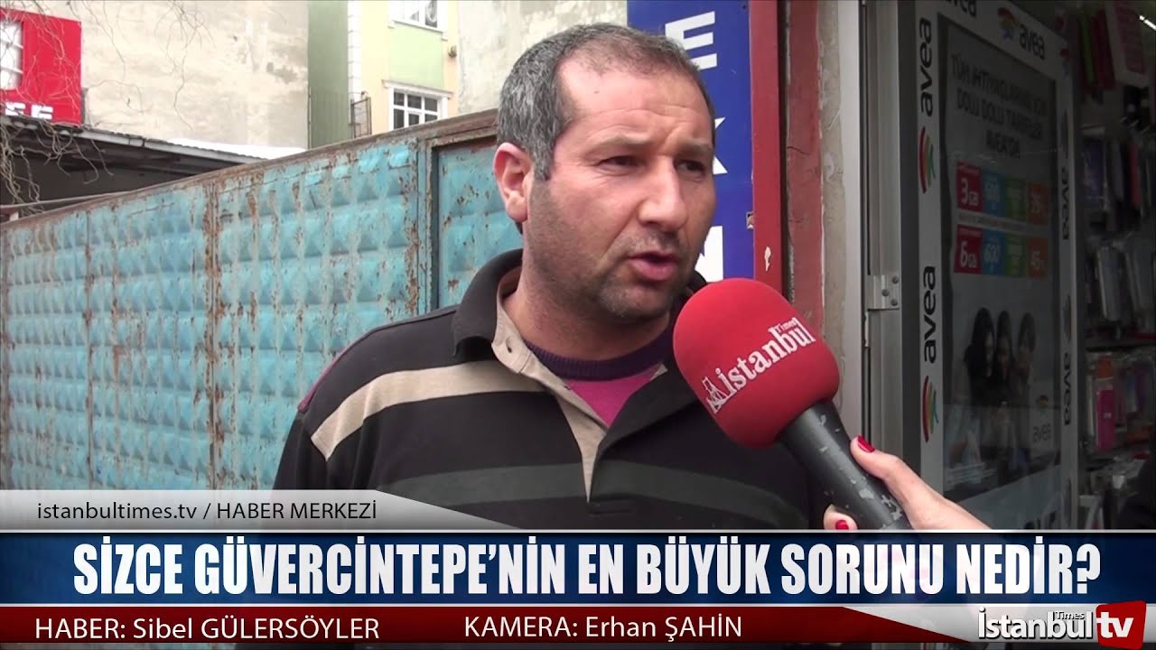 Vatandaşa Sorduk  Güvercintepe'nin En Büyük Sorunu Nedir