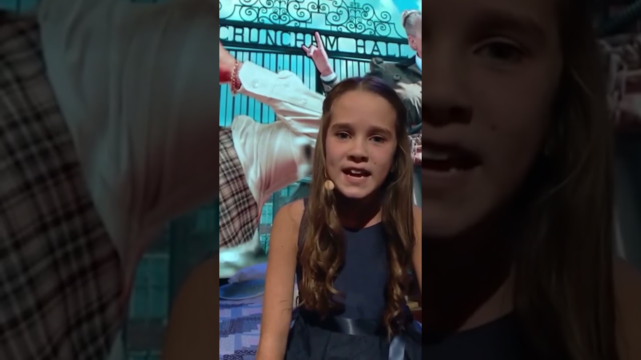 Alisha Weir sings &ldquo;Naughty&rdquo; on The Late Night Show! || #matildathemusical