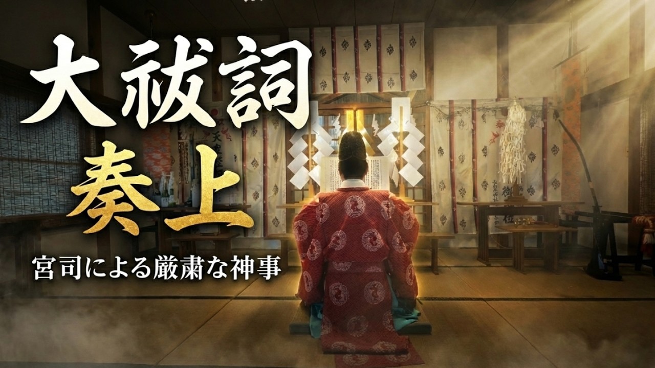【大祓詞】神前で三巻（三回）奏上｜宮崎神社 宮司（ノーカット）
