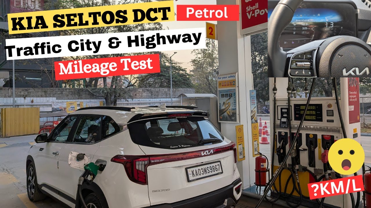 KIA SELTOS PETROL AUTOMATIC MILEAGE TEST | TANK TO TANK | KIA SELTO GTX 2025 |