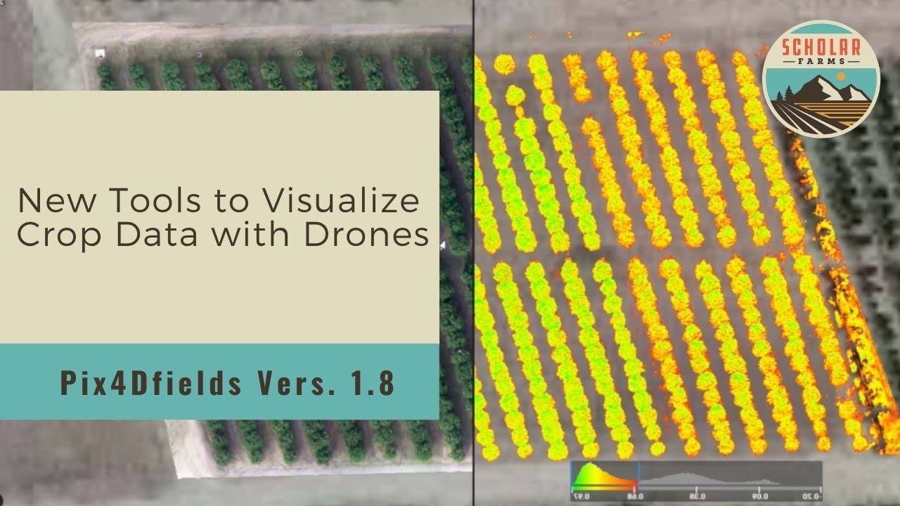 Pix4Dfields 1.8 - New tools for changing vegetation index color palette