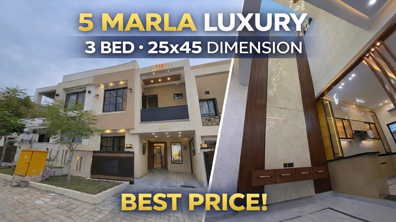 Best Price! 5 Marla Designer House Tour | Bahria Town Phase 8 Rawalpindi