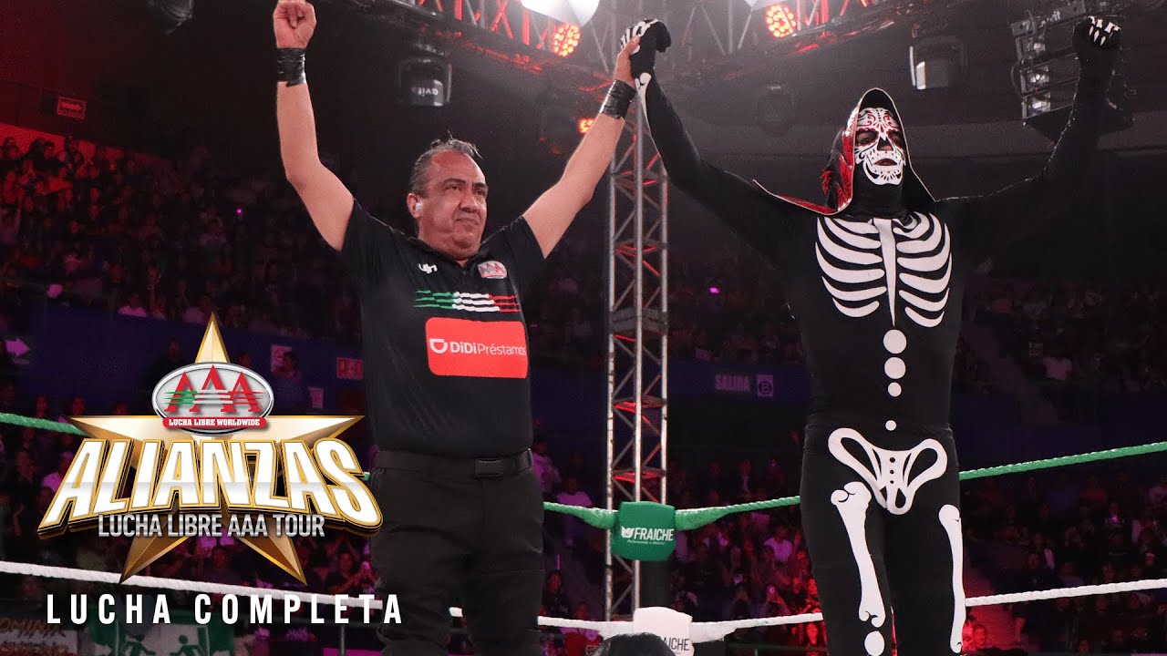 LUCHA COMPLETA: La Parka vs. Sans&oacute;n | Alianzas Lucha Libre AAA