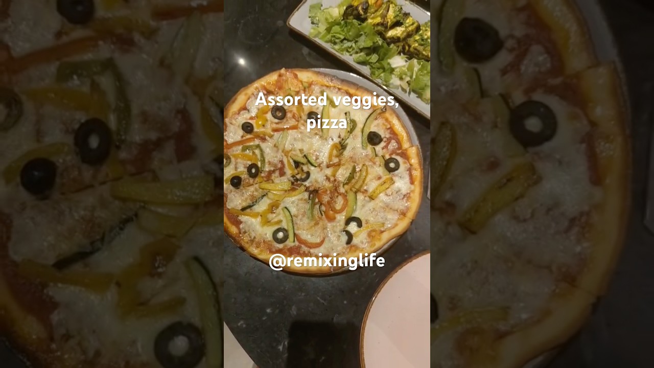 Assorted veggies pizza From World Of Palates #trending #food #pizza #pizzalover #youtubeshorts #yt