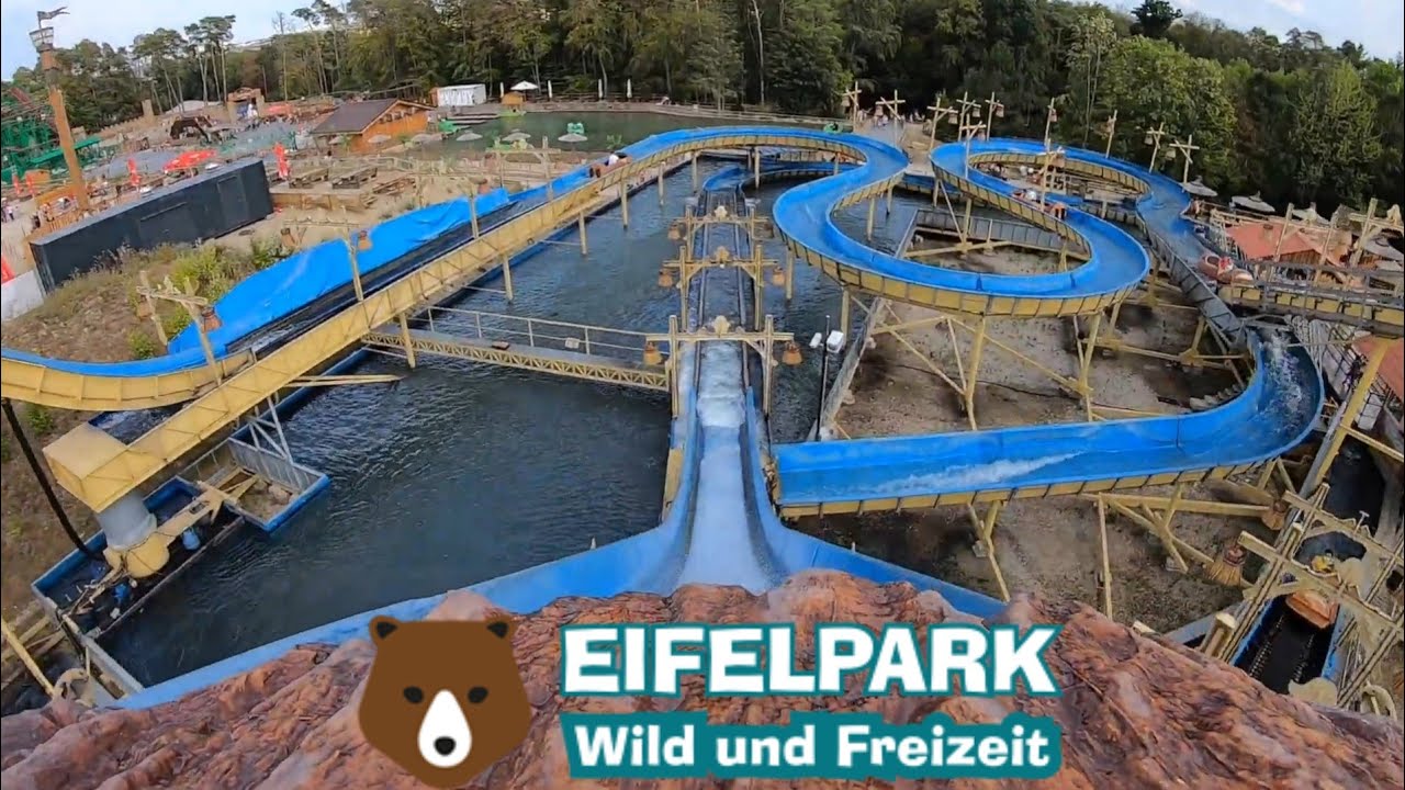 Wildwasserbahn Pirateninsel - HD On-Ride POV | Eifelpark