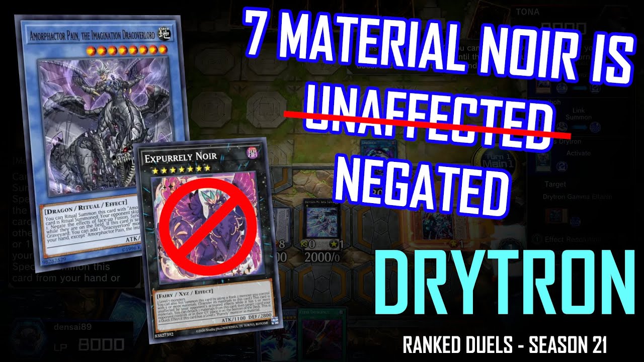Drytron - Ranked Duels - Season 21 (Part 1) [YU-GI-OH! MASTER DUEL]