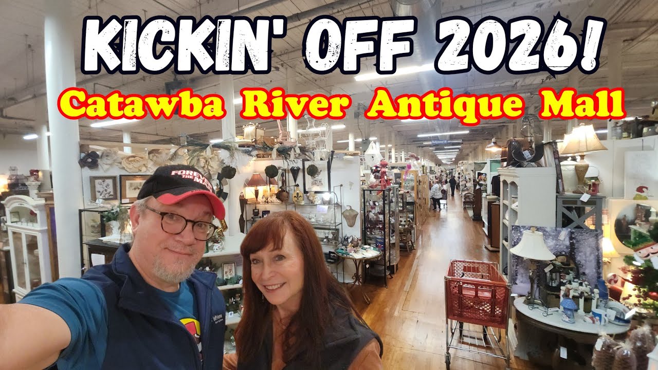 Начало 2026 года | Посещение антикварного магазина Catawba River Antique Mall в исторической мель...
