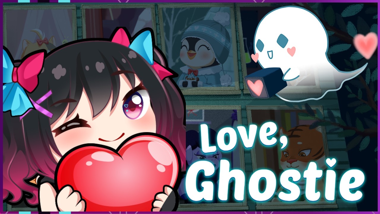 Valentine's Day Stream 🎀 Indie Game Club 🎀 Love Ghostie