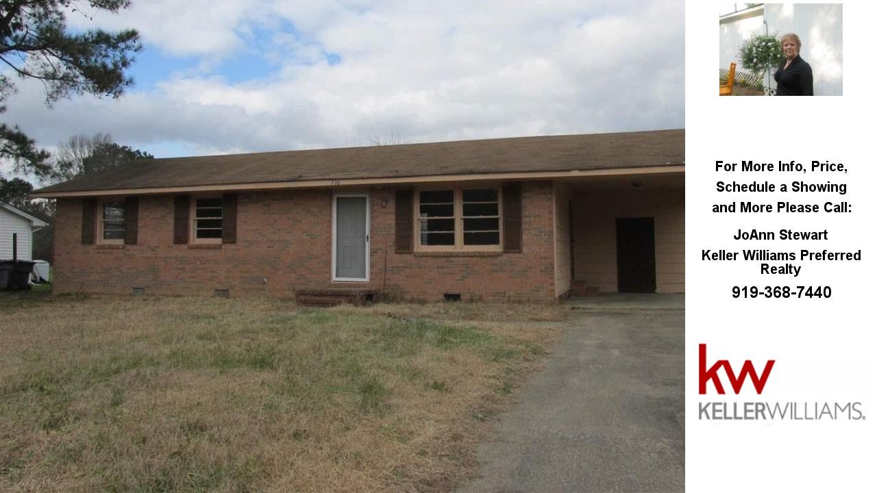 710 Peedin Street, Selma, NC Presented by JoAnn Stewart.