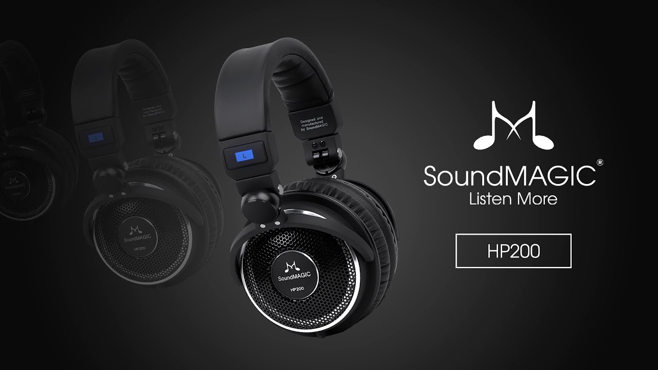 SoundMAGIC HP200 - Open Back Headphones With Replaceable Cable
