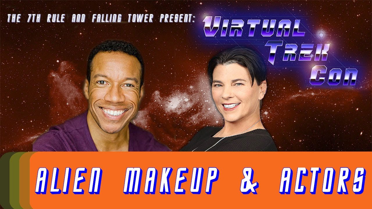 Star Trek Alien Makeup and Actors | Tracee Lee Cocco & Rico E  Anderson | Virtual Trek Con 2