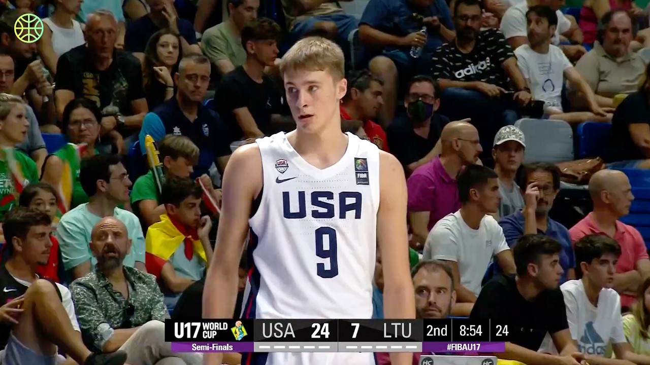 15-Year-Old Cooper Flagg WENT CRAZY | FIBA Basketball