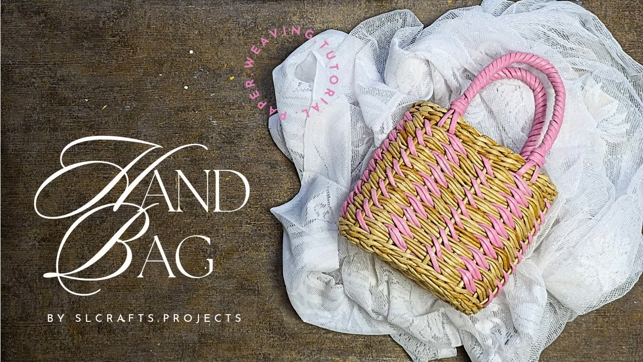 Recycle Newspaper - newspaper Bag  2 | Waste Material Craft | Paper Weaving | DIY Basket & Decor