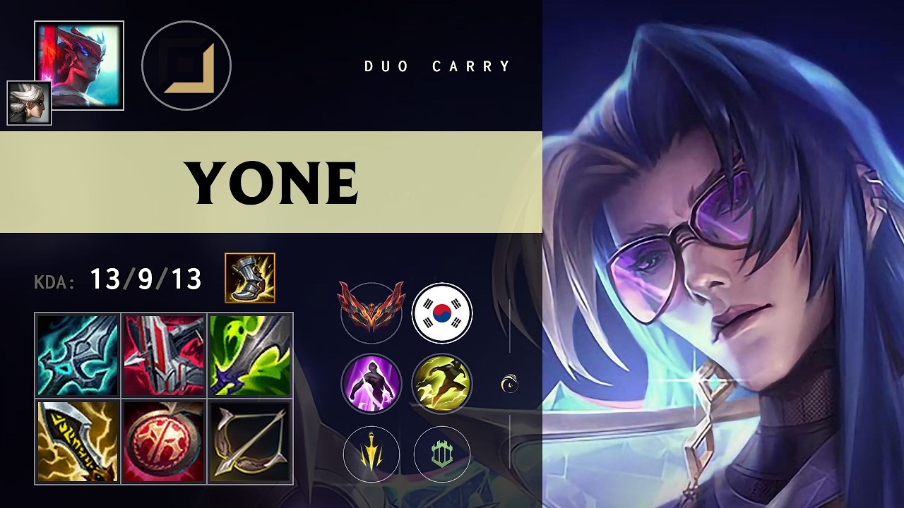 Yone ADC vs Aphelios - KR Grandmaster Patch 26.15