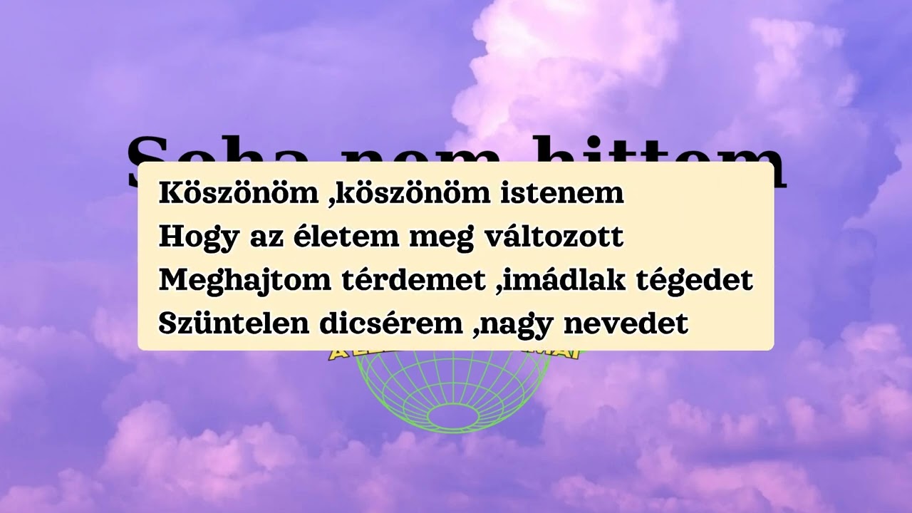 Otto Danko - Soha Nem Hittem Negativ Enek (Karaoke)