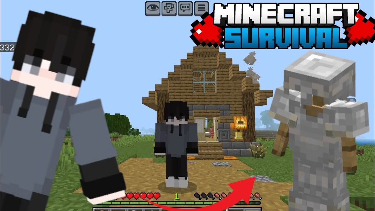 Minecraft pocket edition Survival series episode 2 (Android.ioa) plus Kingdom