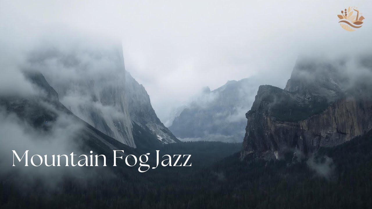 Ethereal Mountain Fog ☁️ | Soft Slow Jazz & Cinematic Calm (4K)