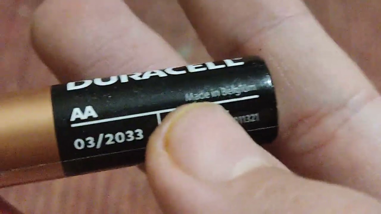 Обзор батарейки типа AA Duracell AA-P:-03/23-03/2033-LR6-1.5V.