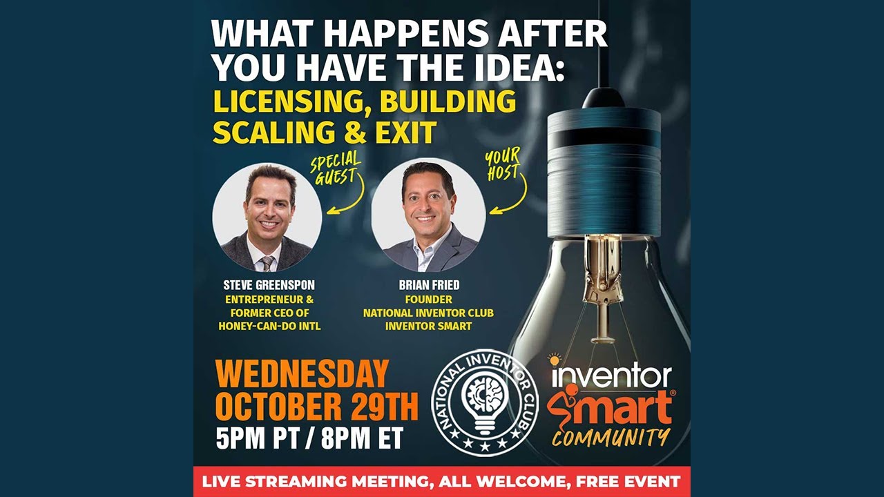 What Happens After You Have the Idea: Licensing, Building, Scaling & Exit