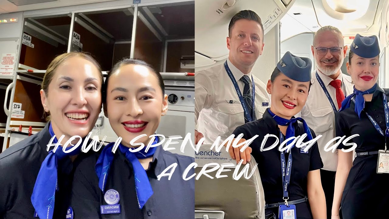 How I spend my day as a cabin crew/flight attendant #cabincrew #flightattendant  🧑‍✈️
