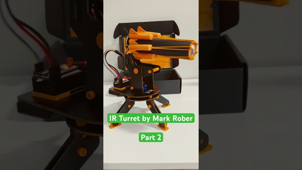 Assembling the IR Turret from Crunch Labs&rsquo; Hack Pack box by Mark Rober! Who else is building theirs?