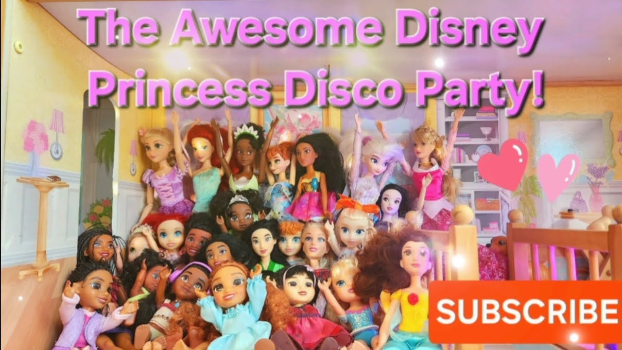 Ep. 92 - Barbie - The Awesome Disney Princess Disco Party!!!