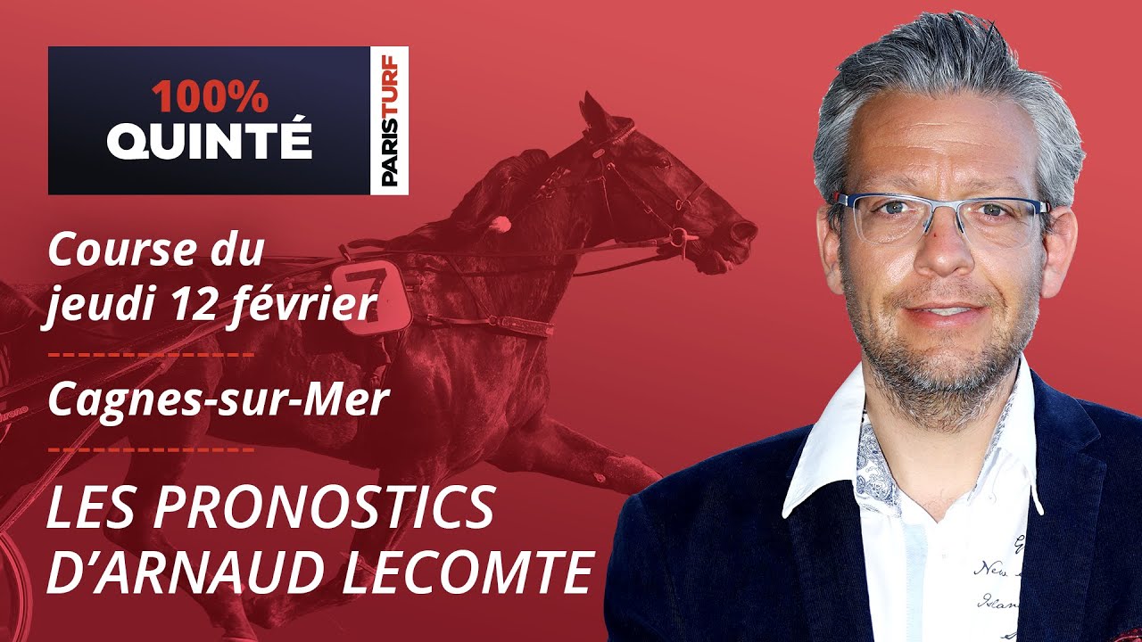 Pronostics Quinté PMU - 100% Quinté du Jeudi 12 février à Cagnes-sur-Mer
