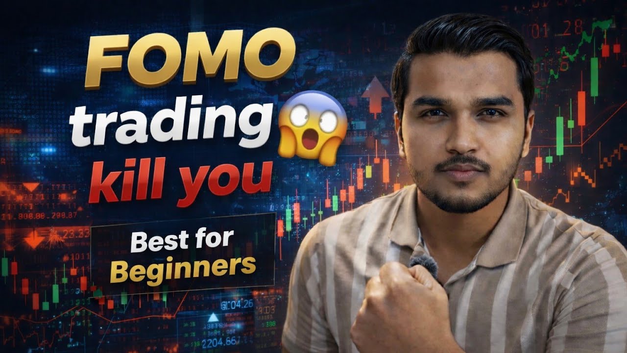 FOMO Trading Will Kill Your Account 😱💥| Best for Beginners | #fomotrading #trading #investing
