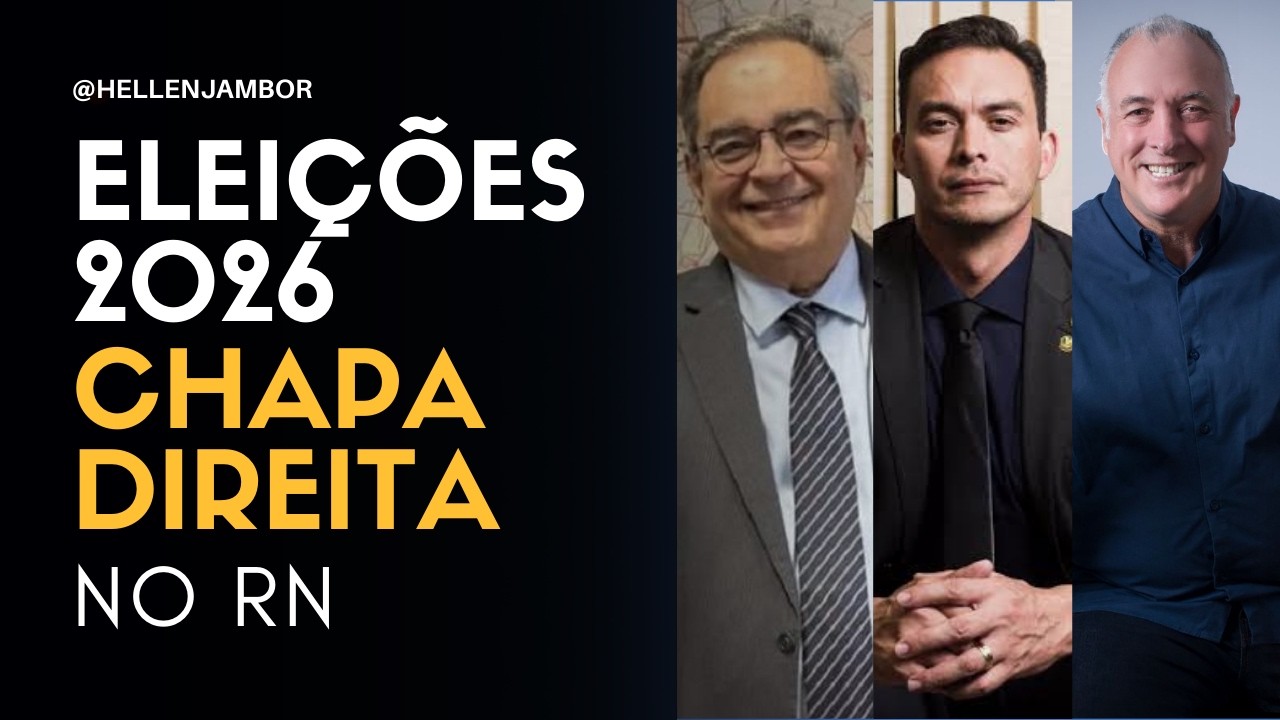 Eleições 2026: a chapa da direita no RN
