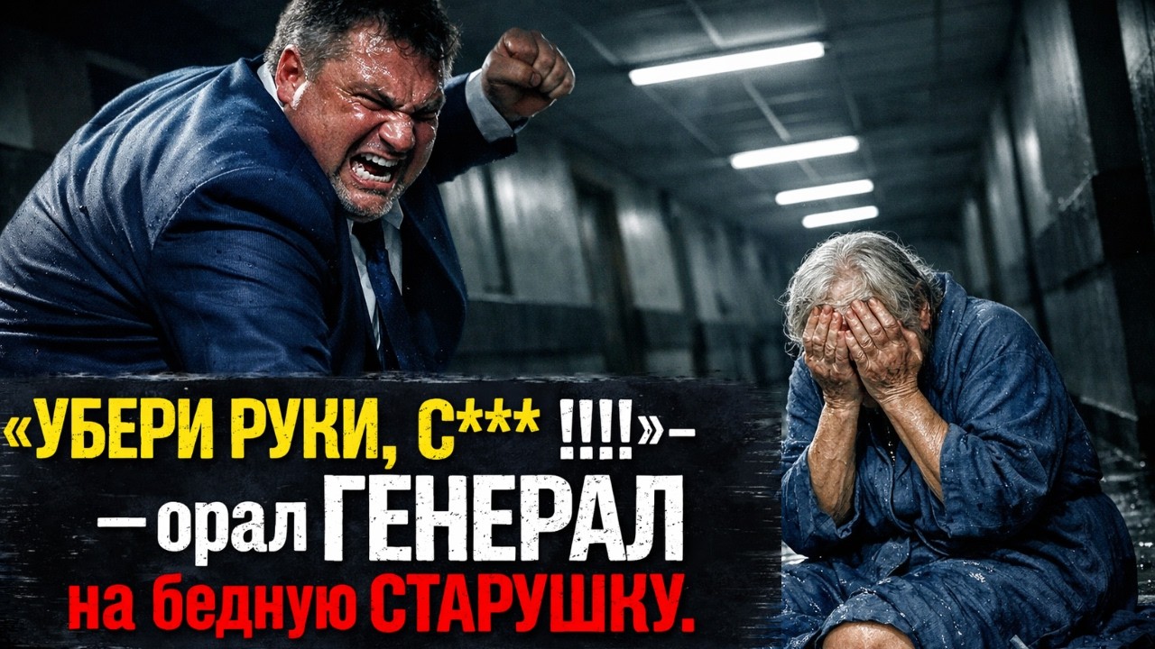 ГЕНЕРАЛ смеялся над уборщицей, не зная, что её муж — ЛЕГЕНДА спецназа... Он ЗАКОПАЛ его!