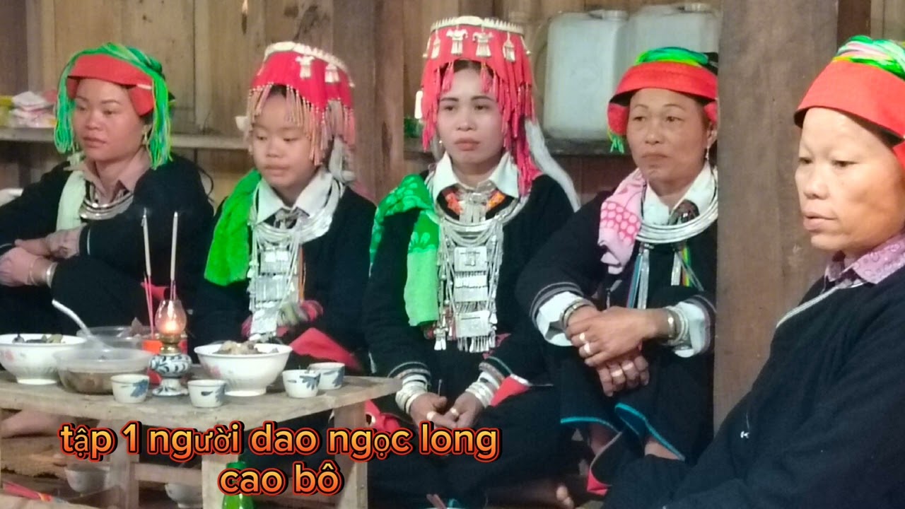 Dao ethnic wedding in a beautiful countryside in Vietnam.