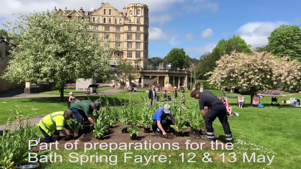 Bath Spring Fayre at Parade Gardens; 12 & 13 May