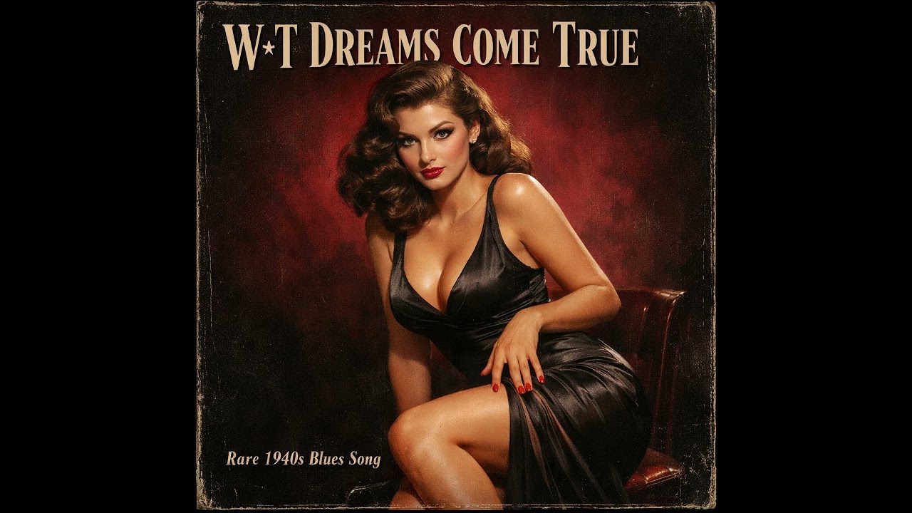W*T DREAMS COME TRUE Banned 1940s Jazz Blues Song  Midnight Jazz Blues  Pine River Records