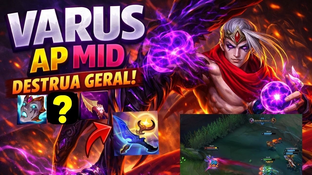 NÃO JOGUE DE VARUS AP ANTES DE VER ISSO  LEAGUE OF LEGENDS LOL
