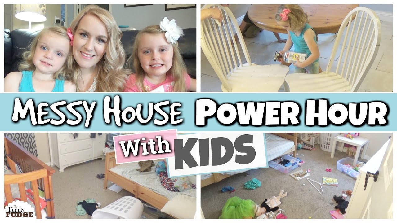 POWER HOUR || Family Style CLEAN WITH ME || SPEED CLEANING