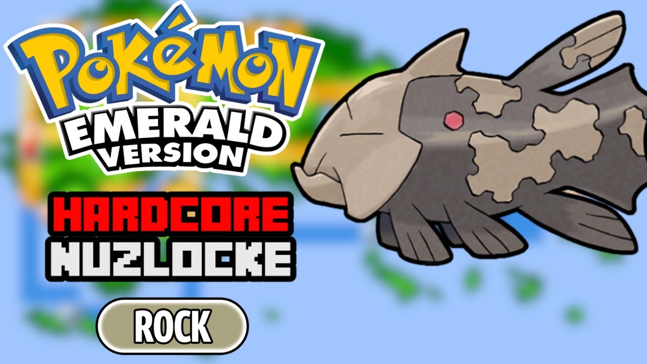 Pokemon Emerald Hardcore Nuzlocke - ROCK Only (NO Items, NO Overleveling)