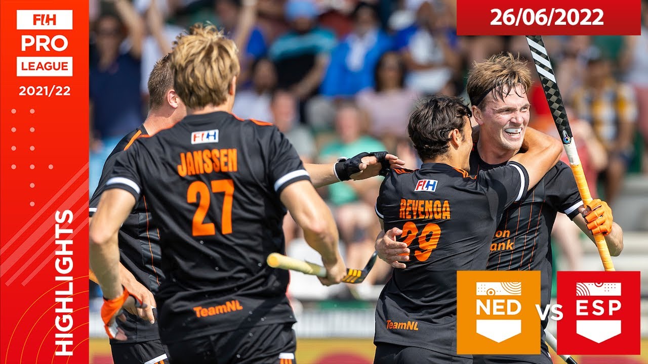 FIH Hockey Pro League Season 3: Netherlands vs Spain (Men), Game 2 Highlights