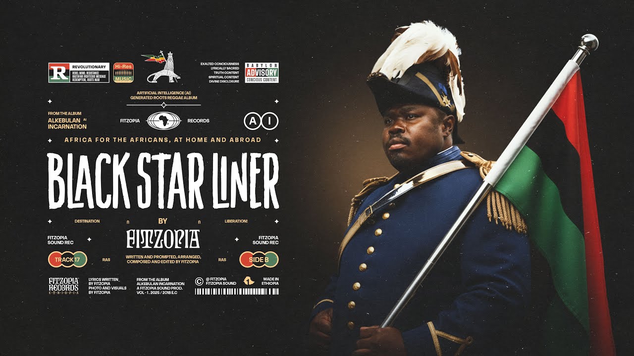 Fitzopia - Black Star Liner - Lyrics Video
