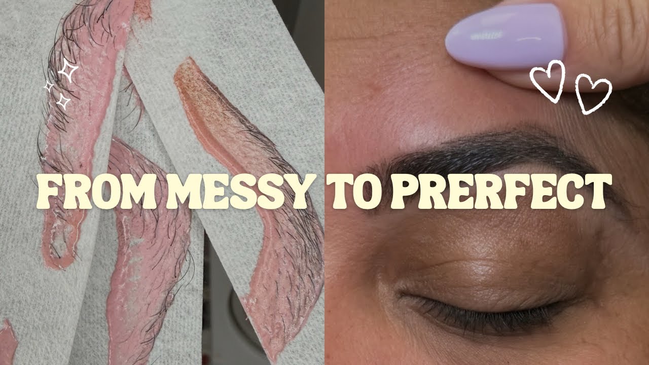  Perfect Eyebrow Waxing Step-by-Step | Clean Brow Shape, Satisfying Wax Pull & Pro