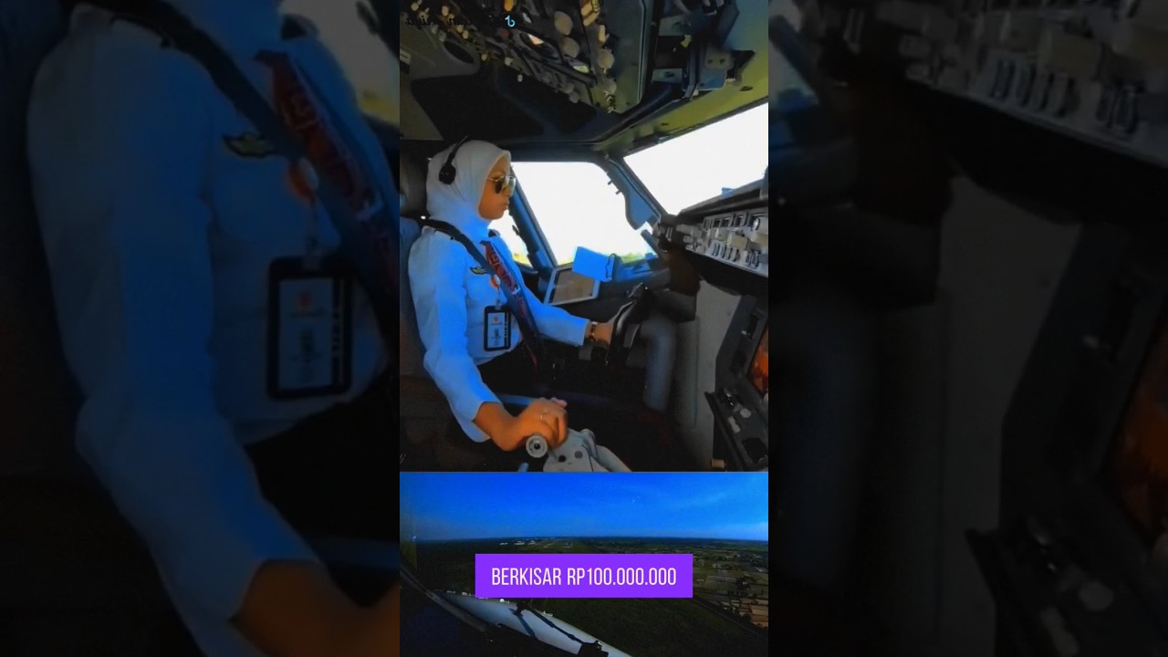 TERNYATA SEGINI GAJI PILOT GARUDA INDONESIA #gaji #shortsindo #shortvideo #pilot