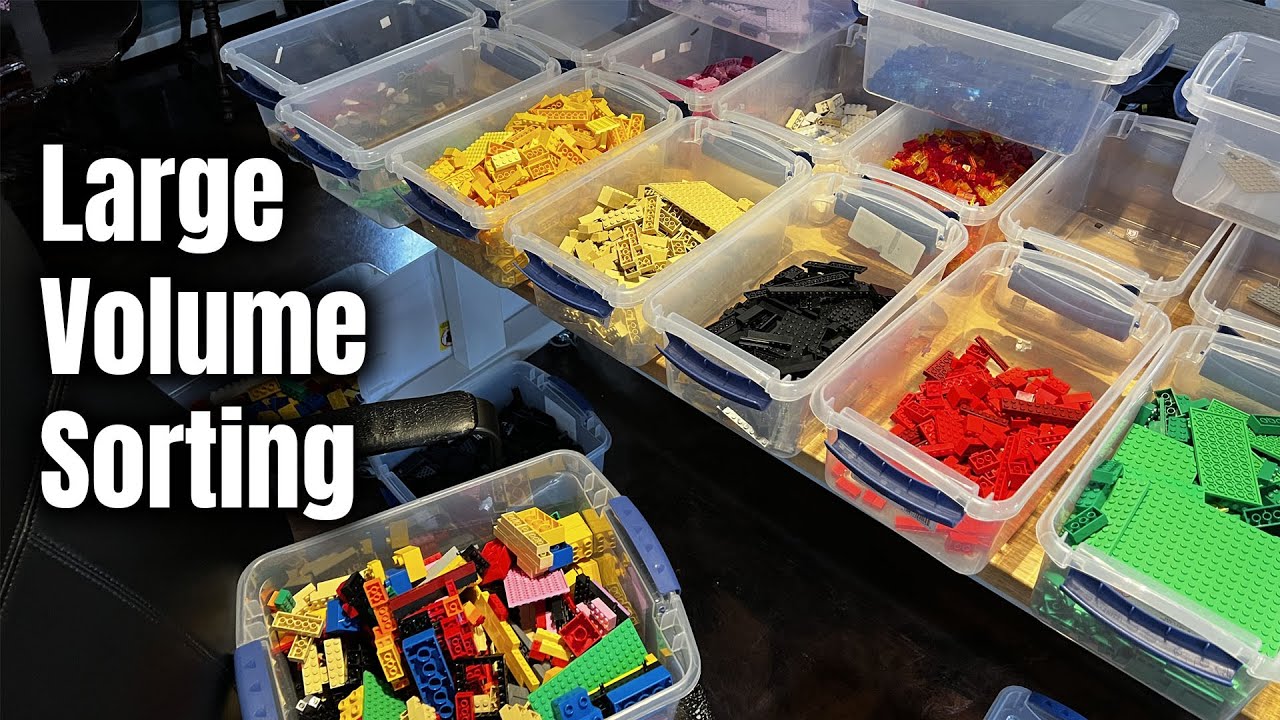 How I sort my LEGO for HUGE MOC projects!