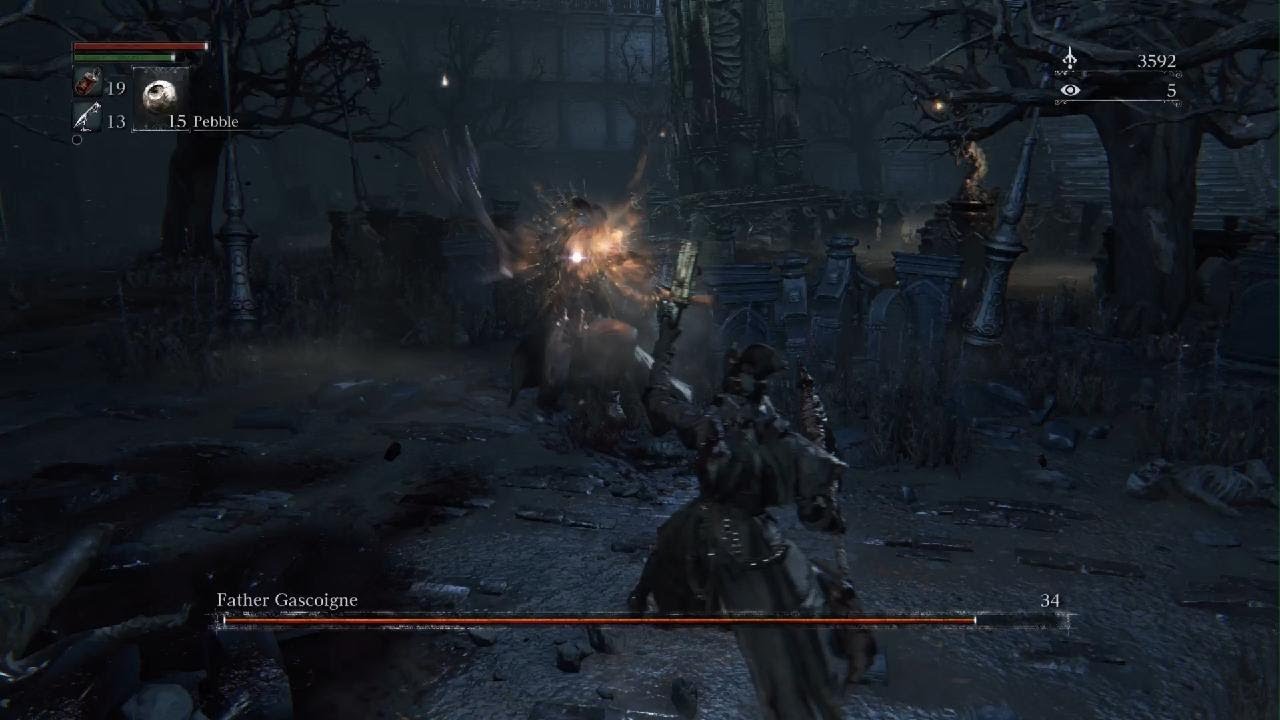 Bloodborne-Gascoigne Boss Fight